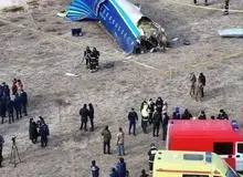 آذربایجان: برخورد سلاح خارجی عامل سقوط هواپیمای مسافربری بود