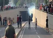 تظاهرات مردم عراق در میدان التحریر بغداد
