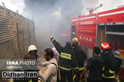 سخنگوی اورژانس: ورزشگاه دخانیات آتش گرفت/حادثه تاکنون مصدومی نداشته است