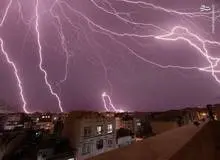 تداوم آسمان ابری همراه با رعد و برق در تهران