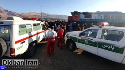 برخورد قطار با سمند در کرمانشاه ۲ کشته بر جای گذاشت