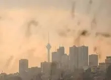 وضعیت هوای تهران قرمز شد