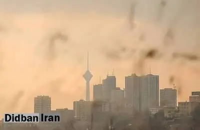 وضعیت هوای تهران قرمز شد