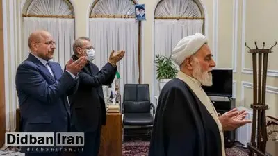 افطاری رئیس مجلس فعلی با روسای مجلس پیشین + عکس