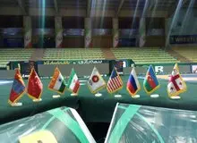 مراسم وزن‌کشی با حضور آزادکاران ۸ کشور در کرمانشاه برگزار شد