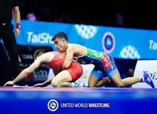 پیروزی بزرگ در ثانیه آخر/ جوان فینالیست مسابقات جهانی کشتی شد