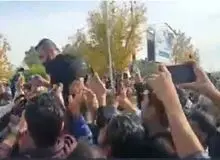  استقبال پرشور شیرازی‌ها از هادی چوپان+فیلم 