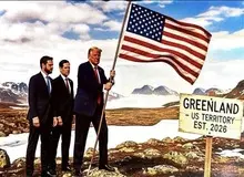 ترامپ تصویری از تصاحب بر گرینلند منتشر کرد