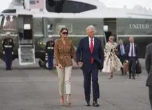 بازداشت فردی در آمریکا به اتهام تاباندن لیزر به بالگرد ترامپ