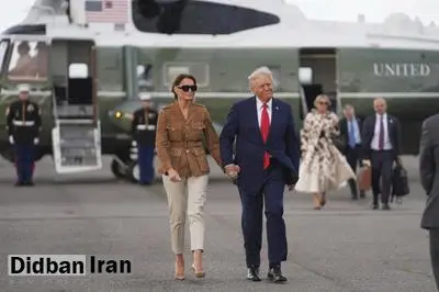 بازداشت فردی در آمریکا به اتهام تاباندن لیزر به بالگرد ترامپ