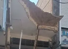 مرگ یک کودک پنج ماهه بر اثر ریزش سقف پیاده‌رو