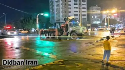 فرونشست زمین در بندرعباس باعث سقوط یک پراید شد+فیلم 