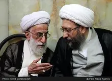 خوشحالی آیت الله جنتی از عضویت آیت الله لاریجانی در شورای نگهبان

