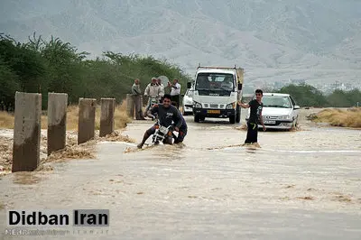 دستور تخلیه خانه‌ها در پی بارش سیل آسای باران در زاهدشهر فارس