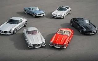 گنجینه ۴٫۵ میلیون دلاری / حراج شش مرسدس بنز افسانه‌ای