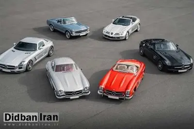 گنجینه ۴٫۵ میلیون دلاری / حراج شش مرسدس بنز افسانه‌ای