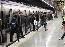 امروز تعداد مسافران مترو در تهران افزایش یافت/ احتمال اجباری شدن استفاده از ماسک