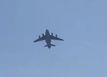 آویزان شدن دو نفر به چرخ‌های هواپیما در افغانستان منجر به سقوط آنها شد/ FILM/ FILM