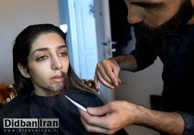 مراحل آماده سازی دختر پسرنما برای ورود به استادیوم آزادی+ تصاویر