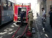 آتش سوزی در دانشگاه علوم پزشکی زرگنده تهران