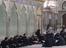 دومین شب سوگواری آیت‌الله هاشمی در حرم + تصاویر