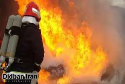 آتشسوزی خودروی پراید در دانشگاه قم