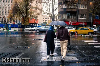 امروز هم رگبار باران به تهران می‌زند 