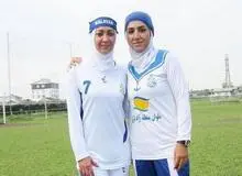 نیکی کریمی در تیم فوتبال بانوان ملوان+تصویر