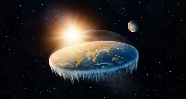 اگر زمین تخت است چرا ما از لبه آن سقوط نمی‌کنیم؟ توضیح زمین تخت گرایان را بخوانید