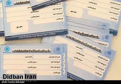 صدور کارت  ۲ تا ۵ میلیون تومانی واکسیناسیون آسترازنکا از طریق سامانه های وزارت بهداشت!