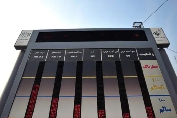 کاهش روزهای پاک در اکثر شهرهای کشور طی سال جاری