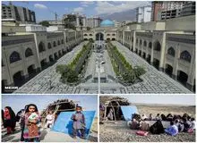  مقایسه حوزه علمیه کاظم صدیقی و مدارس کپری در سیستان و بلوچستان+عکس 