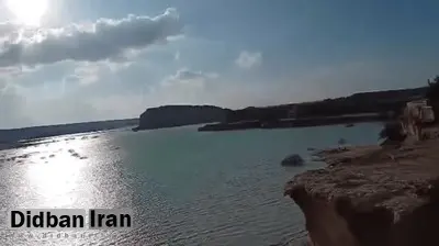 بزرگترین سد خاکی جزیره قشم سرریز شد