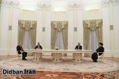 دیدار پوتین با رئیسی با فاصله زیاد/ عکس
