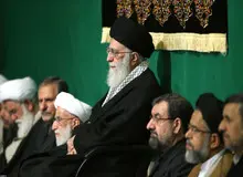 مراسم عزاداری محرم در حضور رهبر انقلاب