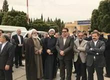 روحانی وارد یزد شد

