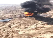 گزارشی درباره آتش سوزی در "چاه نفت رگ سفید " / ٣٠ روز تا خاموشی رگ سفید