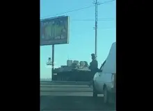 نیرو‌های زمینی روس به شهر خارکیف رسید/ FILM