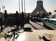 پلیس: اطراف میدان آزادی «فروشنده اسلحه و مهمات» شناسایی کردیم