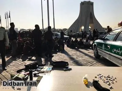 پلیس: اطراف میدان آزادی «فروشنده اسلحه و مهمات» شناسایی کردیم