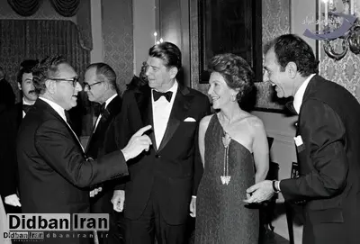 مهمانی سفارت ایران در واشنگتن+تصاویر/  حضور سرمایه گذاران و دیپلمات های معروف آمریکایی در مهمانی آقای سفیر/کسینجر و ریگان در سفارت ایران