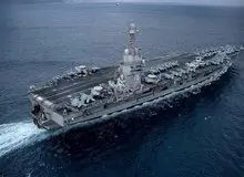 مجروحیت ۲ ملوان آمریکایی بر اثر آتش‌سوزی در ناو جرالد فورد