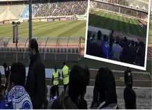 در حاشیه‌ بازی استقلال _ السد؛ تلاش ناکام یک طرفدار دختر برای حضور در استادیوم! +عکس 