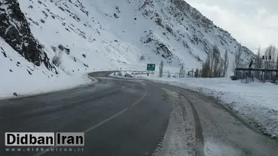 پلیس راه: جاده چالوس از ساعت ۱۳ امرز به طرف کرج باز می‌شود / جاده هراز همچنان بسته است