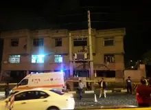 تصاویری از انفجار مهیب شب گذشته یک ساختمان دو طبقه در بزرگراه اشرفی اصفهانی
