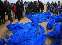 پیکر ۱۵ شهید فلسطینی دیگر به وزارت بهداشت غزه تحویل شد