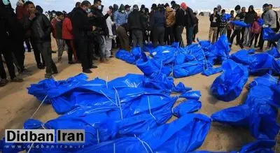 پیکر ۱۵ شهید فلسطینی دیگر به وزارت بهداشت غزه تحویل شد