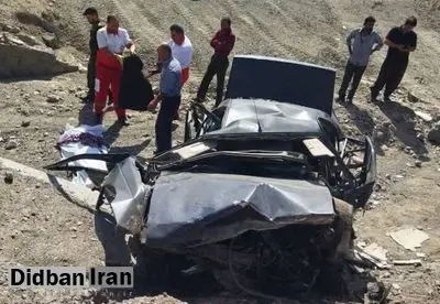 برخورد رخ به رخ ۲ دستگاه پژو در جاده نهاوند - فیروزان ۷ کشته برجا گذاشت