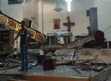 انفجار انتحاری در داخل کلیسایی در دمشق