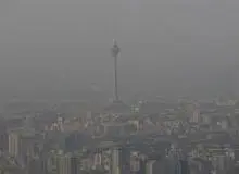 هوای تهران در وضعیت قرمز 